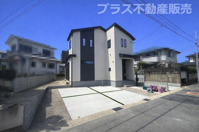 【外観】 | 福岡市東区青葉7丁目　B号棟（全2棟）【仲介手数料無料・0円】 | 現地写真。同じ物件を見るなら、プラス不動産販売にお任せ下さい。