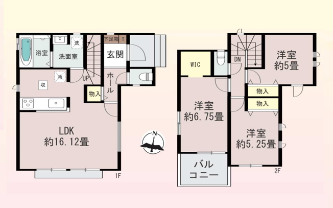 【間取り】 | 福岡市東区青葉7丁目　B号棟（全2棟）【仲介手数料無料・0円】 | 平日、土日祝日もお好きな日時にご見学可能です。お気軽にお問合せ下さい。