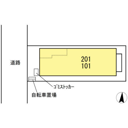 NT HOUSEの区画図