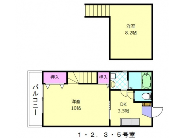 Fガーデン教育大前Ⅰの間取り