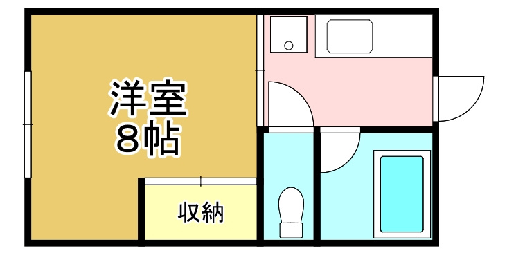 Fアパルトメント土穴の間取り