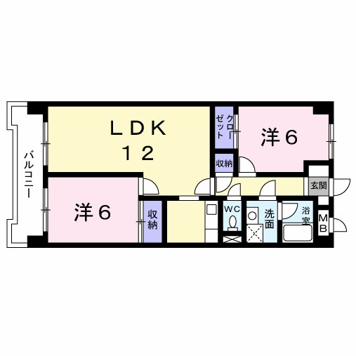 【間取り】 | サンロイヤル幸