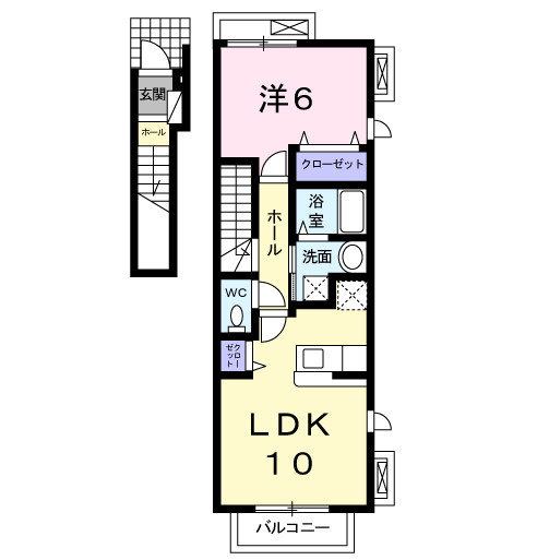 【間取り】 | メゾン若園Ａ