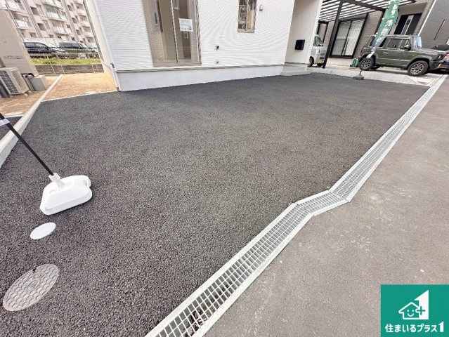 姫路市青山　第8-2期　新築一戸建ての駐車場|駐車スペース！散水栓があるので、こまめに愛車を洗えます！