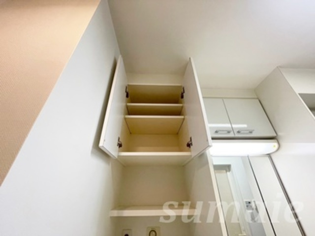 AXIS桜木町の収納|洗濯機上収納