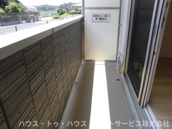 NTCながれやまのバルコニー