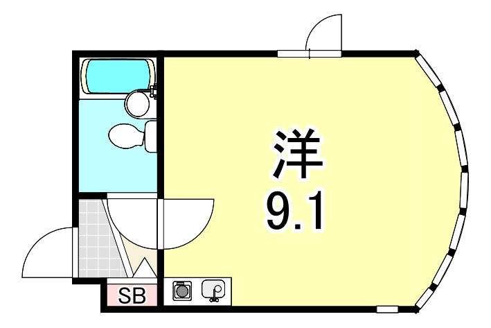サンパレス21塚口Ⅱの間取り