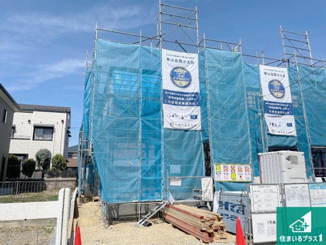 神戸市西区糀台　新築一戸建ての外観|周辺は落ち着いた街並みの住宅地！子育てがしやすい住環境です！まだ未完成ですが、現地でしかわからない事もございます。是非一度ご覧ください。