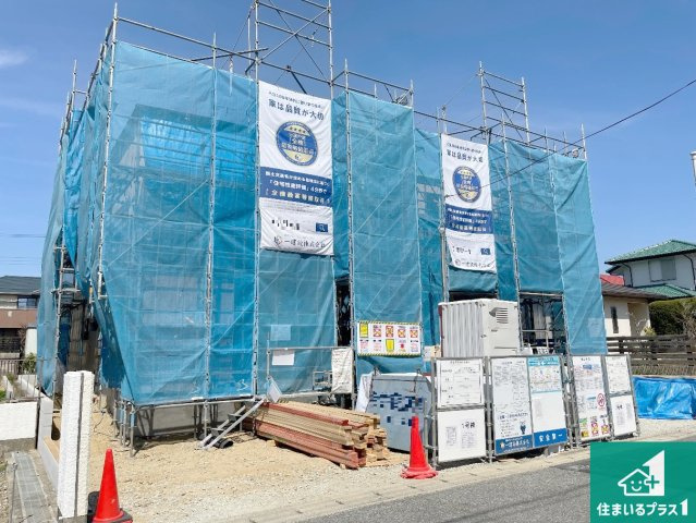 神戸市西区糀台　新築一戸建ての外観|周辺は落ち着いた街並みの住宅地！子育てがしやすい住環境です！まだ未完成ですが、現地でしかわからない事もございます。是非一度ご覧ください。