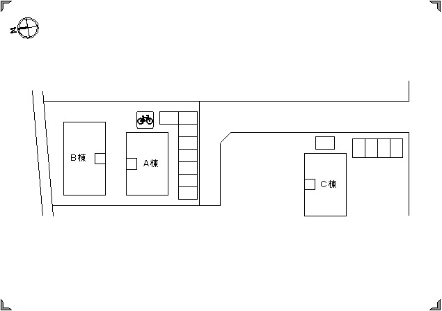 エントピア芳泉　B棟の区画図
