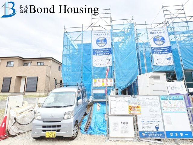 西神中央徒歩11分　駐車2台　西区糀台4丁目 1号棟　新築戸建の外観