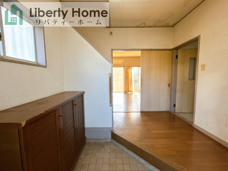 笠間市大田町　戸建ての玄関