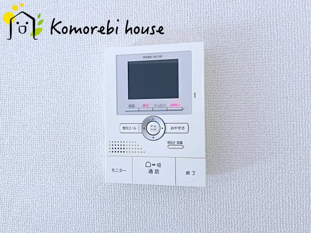 桶川市下日出谷西1丁目　中古一戸建ての防犯設備|モニター付インターホンです