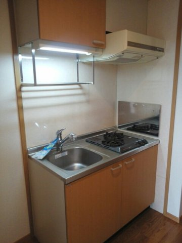 宇部市野原１丁目の賃貸マンションのキッチン
