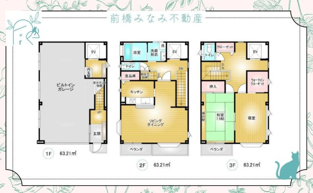 【中古】高崎市末広町　２LDK