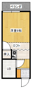 チヒロハイツの間取り