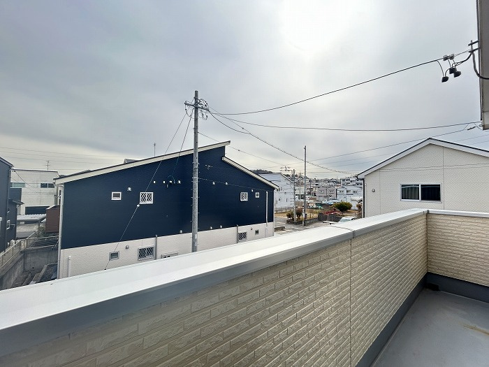 岡崎市稲熊町8丁目のバルコニー