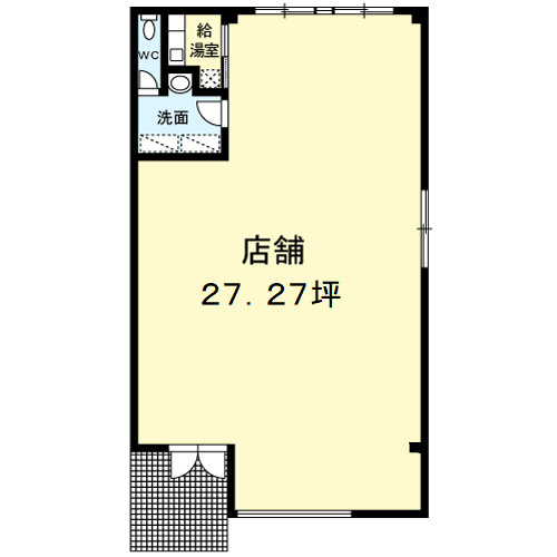 【間取り】 | 香芝市今泉店舗・事務所（ロードサイド）B棟