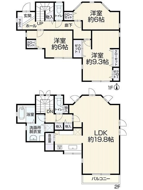戸建 横浜市青葉区すみよし台の間取り