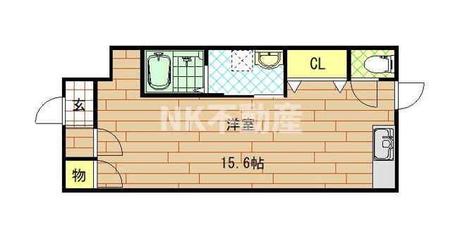 【間取り】 | ココファイン田島（東部市場前賃貸）