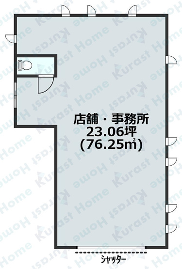 【間取り】 | MINAMIビル　白鳥2丁目路面テナント