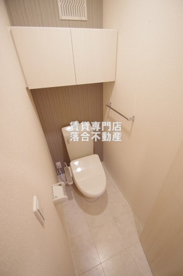 【トイレ】 | エクセル川端 Ｆ棟 | 温水洗浄暖房便座付き