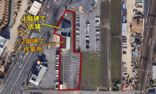【間取り】 | 中野町西2丁目ロードサイド店舗