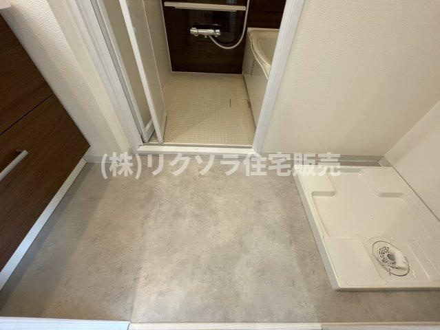 ディオ・フェルティ枚方の脱衣所|■物件内覧・資金計画相談・住宅ローン相談、リフォーム相談、お問合せ受付中■
※当日・翌日のご内覧、ご相談はお電話でのお問合せがスムーズです！