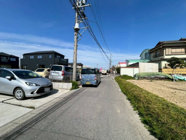 新築戸建　一宮市丹陽町2期　全2区画分譲の前面道路含む現地写真|■前面道路　■ヤマダ不動産　株式会社リライフ　
■夢のマイホーム購入をフルサポートします！