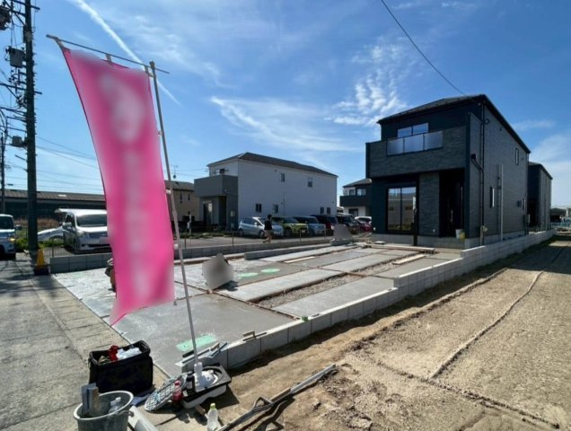 新築戸建　一宮市丹陽町2期　全2区画分譲の外観|「現地（2026年3月8日）撮影」　
■外観写真　
■ヤマダ不動産　株式会社リライフ　