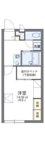レオパレスメゾンドゥ　ベルヴュの間取り