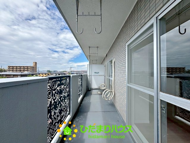 クレセント東鷲宮のバルコニー