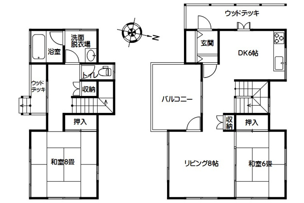 【間取り】 | 東急天城高原別荘地　古家付土地