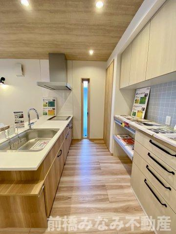 【新築】前橋市問屋町2丁目　限定1棟　スマートワンシティ　新築建売のキッチン|使いやすいキッチンです