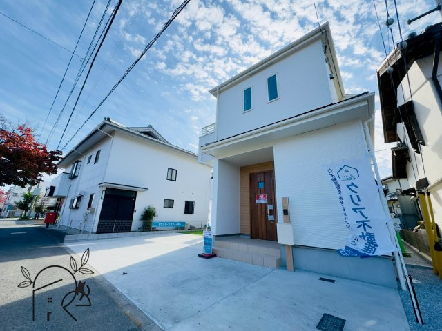 【新築】前橋市朝日町三丁目　限定1棟　ハートフルタウン　新築建売の外観|落ち着いた雰囲気の外観です
