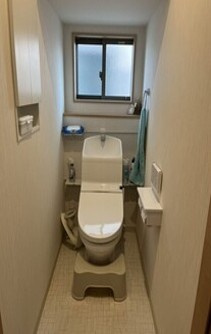 中古戸建　出雲市上直江のトイレ