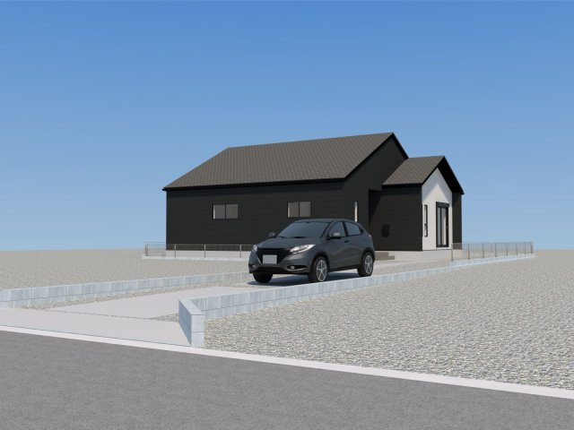 三井郡大刀洗町大字上高橋　新築戸建の完成予想図