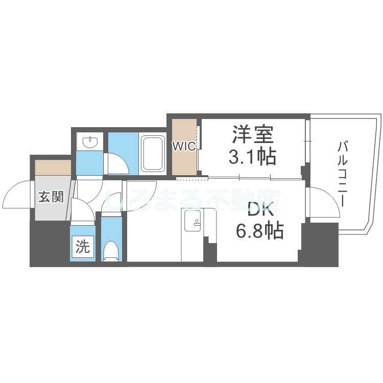 コンフォリア・リヴ大阪本町の間取り