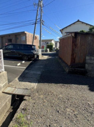 売土地　出雲市天神町の前面道路含む現地写真