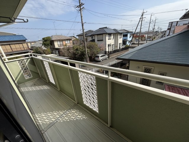 セジュール青島のバルコニー