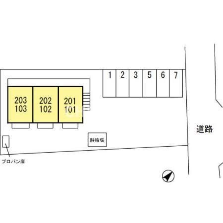アリコ･ヴェールの区画図|当社、チルホームのHPもご覧ください(^^)/物件情報多数♪