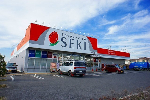 サンリットベルＡ棟の周辺|ドラッグストアセキ大袋店まで270m