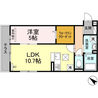 【間取り】 | シティパーク南蔵王 | 1LDK