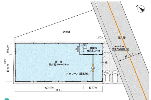 岸部南２丁目倉庫の間取り