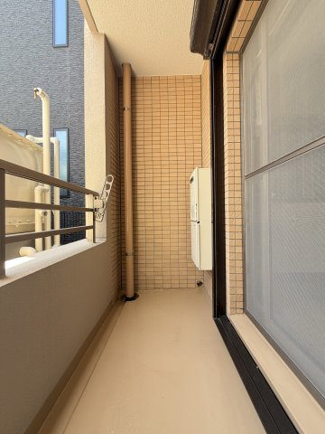クレール今町のバルコニー