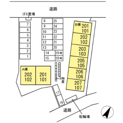【区画図】 | ポルトボヌールB