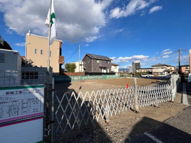 沼津市大岡新築アパートの外観|建築現場