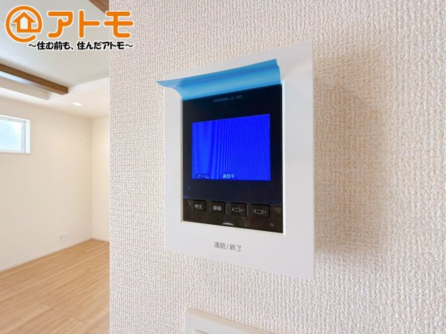 【セキュリティ】 | 伊豆の国市中條　新築一戸建て　全1棟 | TVモニター付きインターホンは防犯性に優れています！