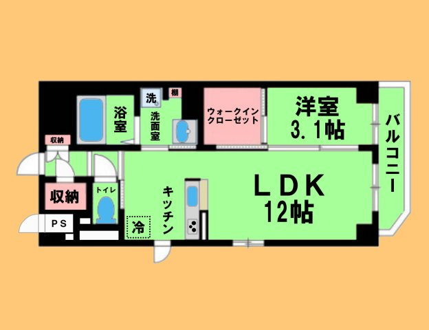 La.Cantabileの間取り|間取り反転タイプ