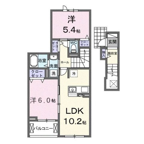 フォルトゥーナ　播磨の間取り